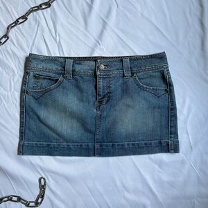 Y2K So Denim Low Rise Mini Skirt